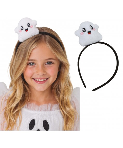 Serre-tête peluche fantome
