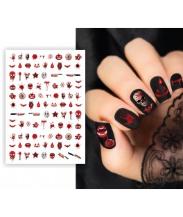 Stickers pour Ongles sanglants