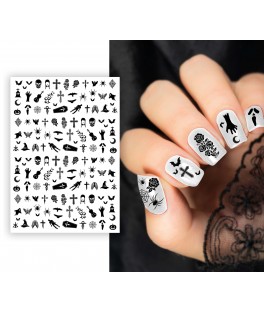 Stickers pour Ongles gothiques