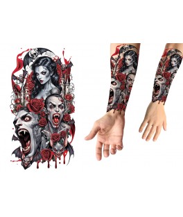 Tatouages vampires 14x30 cms