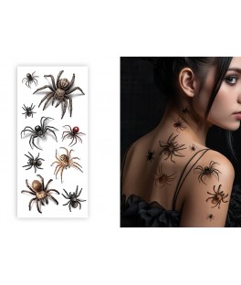 Tatouage araignees avec ombre