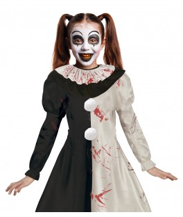 Costume clown terrifiant fille