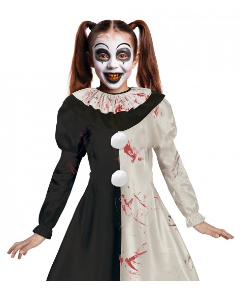Costume clown terrifiant fille