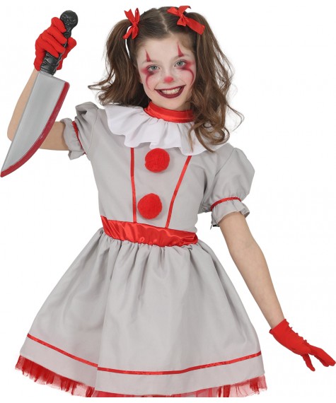 Costume clown vintage fille