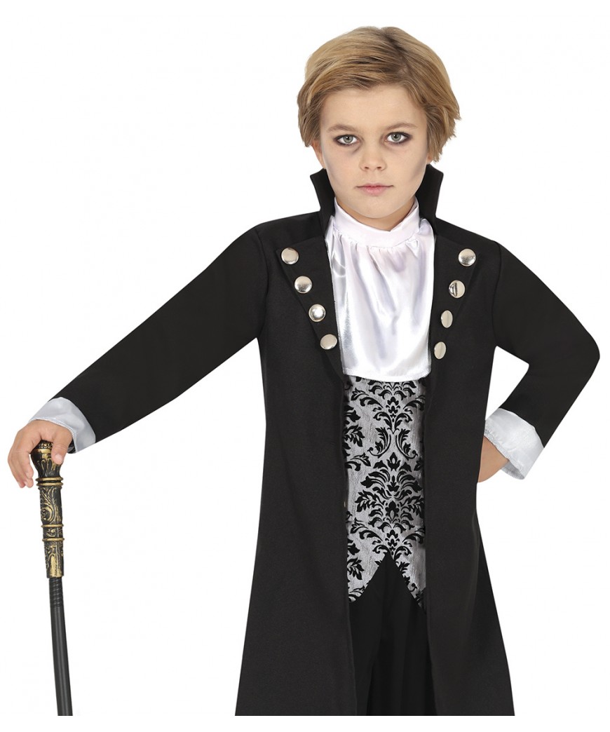 Costume vampire argenté Garçon