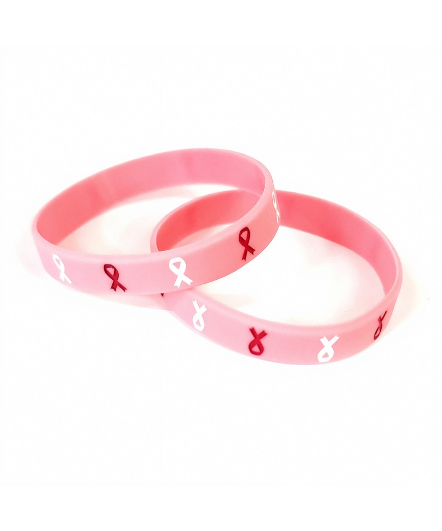 2 bracelets Octobre rose