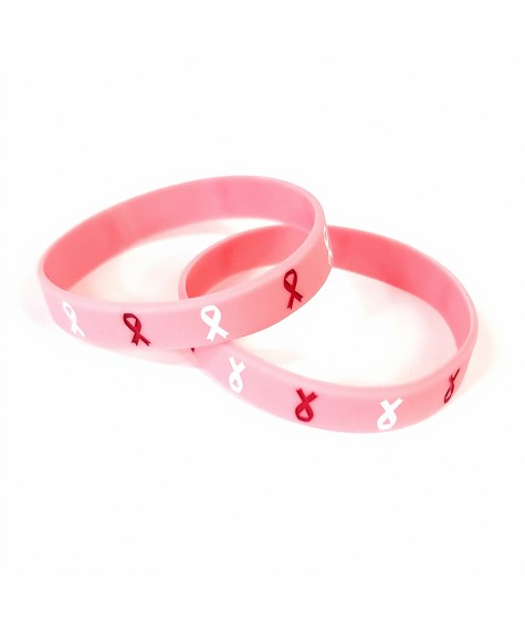 2 bracelets Octobre rose