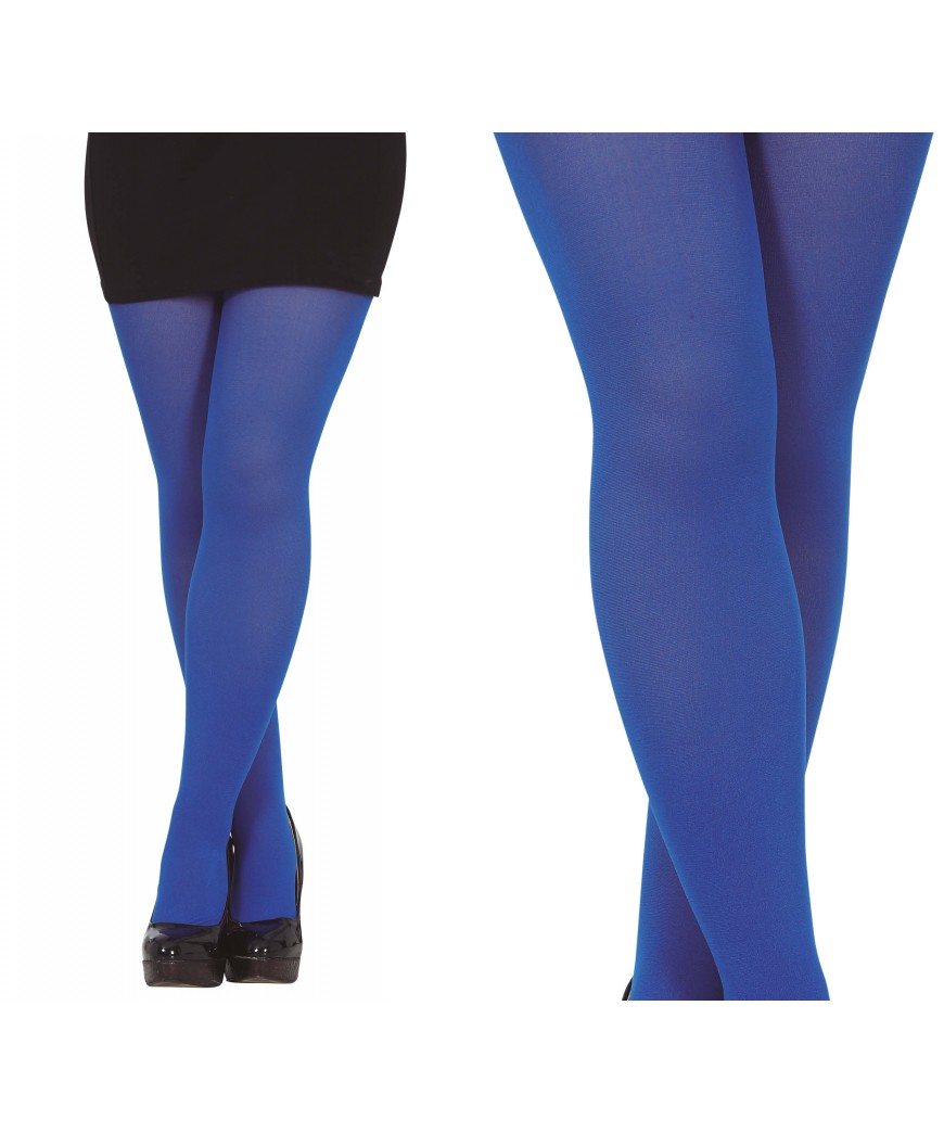 Collants bleu