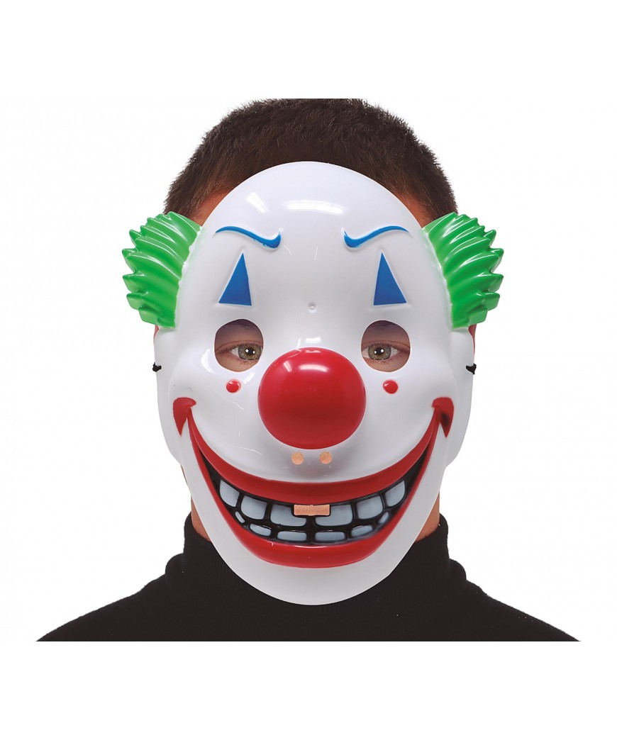 Masque bouffon souriant en PVC
