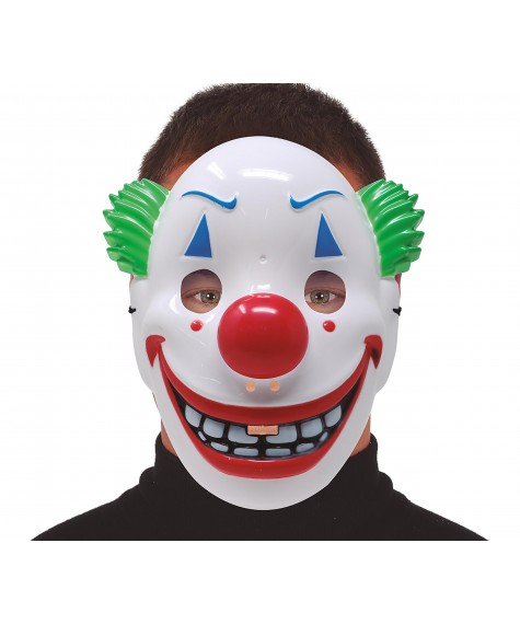 Masque bouffon souriant en PVC