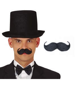 Moustache anglaise noire