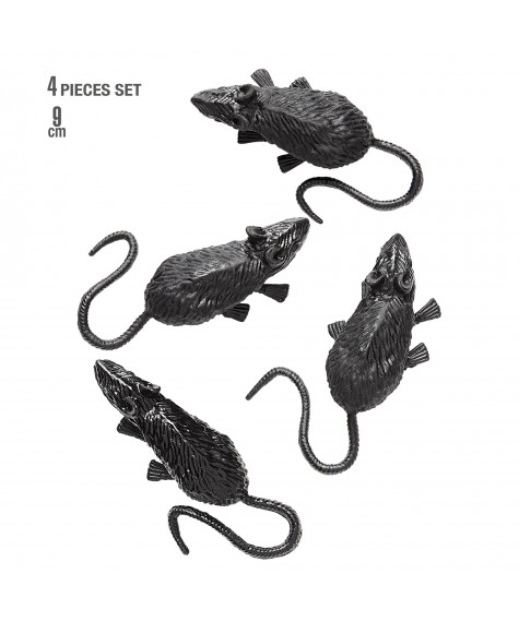 4 souris 9 cms