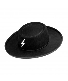 Chapeau cavalier noir adulte