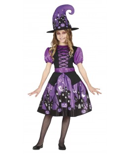 Costume Purple sorciere