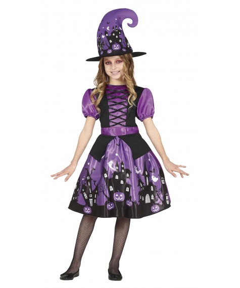 Costume Purple sorciere