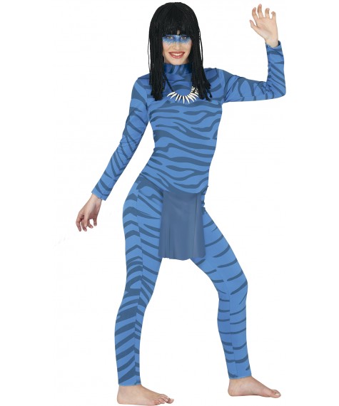 Costume Feline bleue