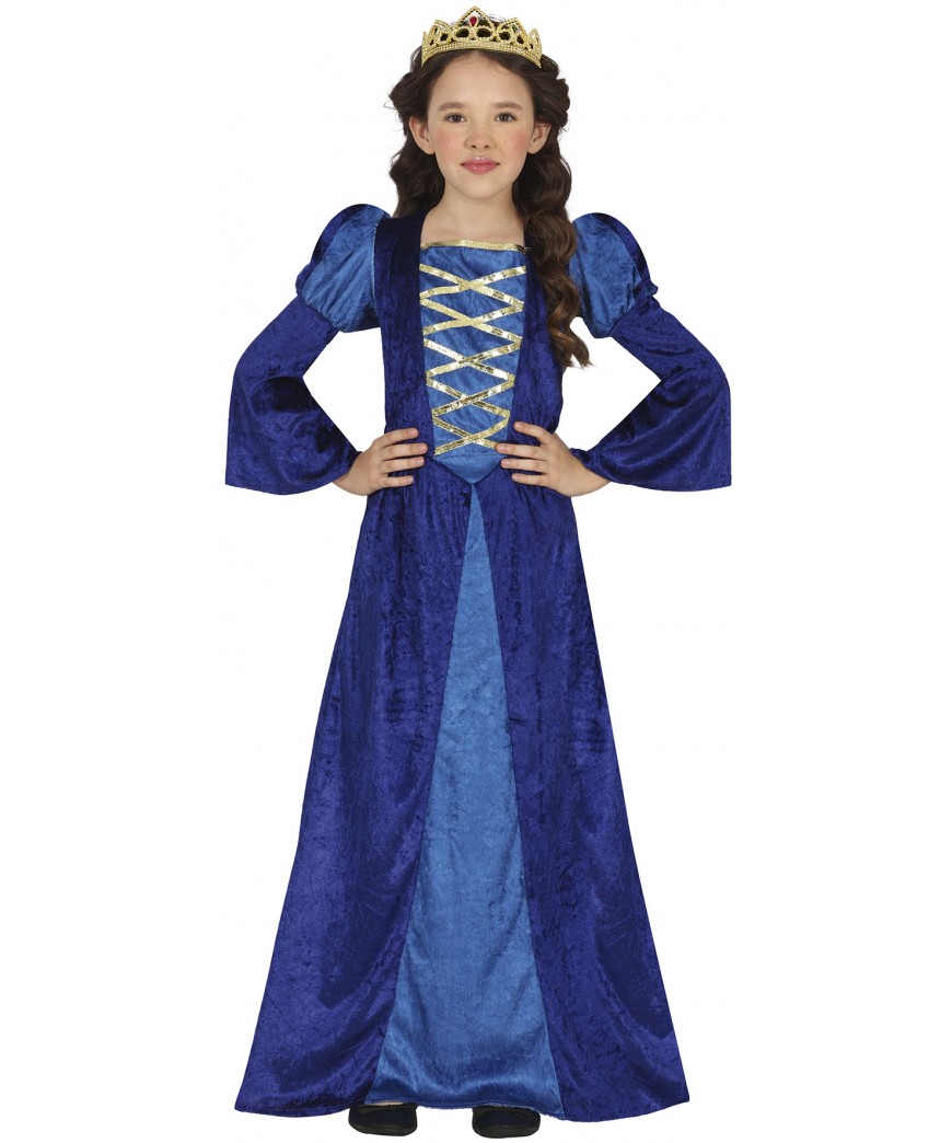 Costume Medieval blue Lady