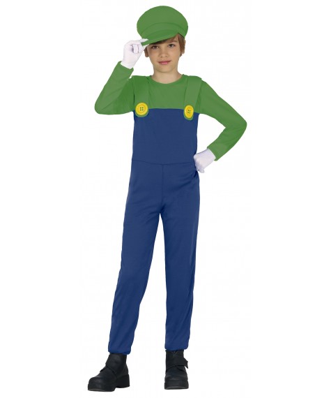 Costume Green train driver enfant