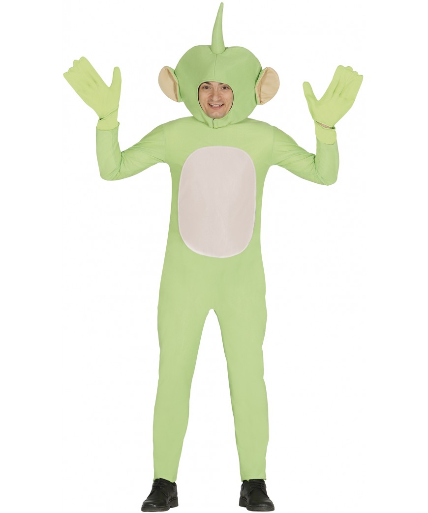 Costume Alien vert adulte taille