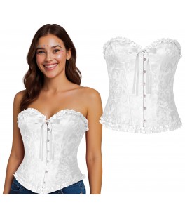 Costume Corset blanc
