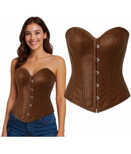 Costume Corset marron