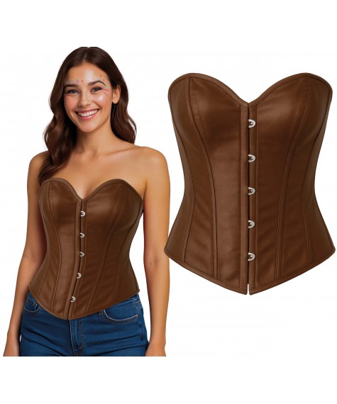 Costume Corset marron