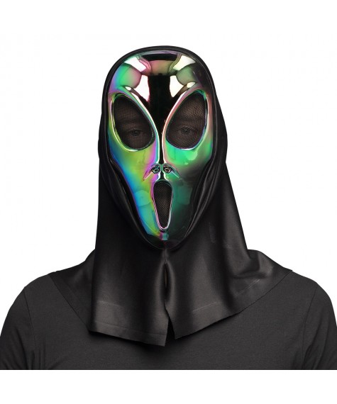 Masque alien avec capuche