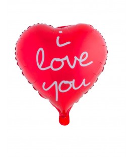 Ballon  I Love You Rouge...
