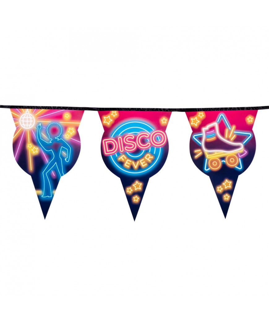 Guirlandes Fanion Décoration Fête NOVAGO - Lot De 2 Ensembles En Carton Rigide Coloré - Pour Anniversaire, Baptême, Nouvel An... - Thème Fleur