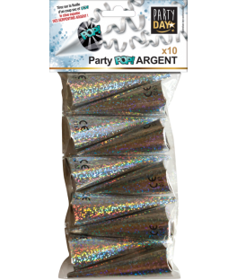 CONIC POPPERS X10 ARGENT