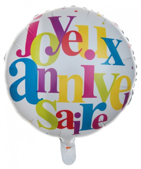 Ballon à l'hélium Anniversaire Garçon Vide 45cm - Partywinkel