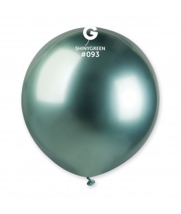 Ballons Shiny Vert 48Cm X3