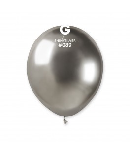 Ballons Shiny Argent 33Cm X5