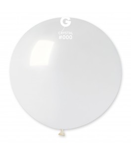 Ballon Geant Rond Blanc 80Cm