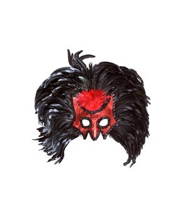 LOUP DEMON AVEC BORDURE SEQUIN