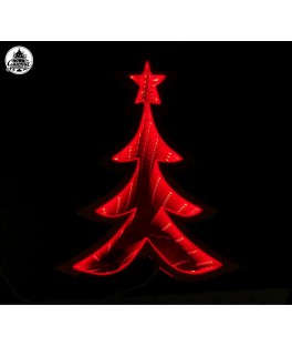 Sapin Rouge Lumineux 20CM
