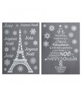 Stickers Tour Eiffel/Sapin...