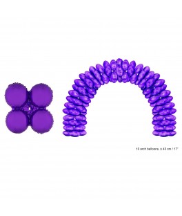Ballons Violet Pour Arche...