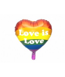 Ballon Alu Love Is Love 45CM