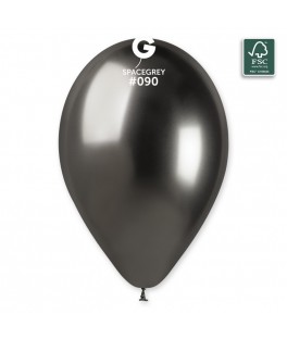 Ballons Gris Sideral  33Cm X5