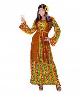 Costume Femme Hippie Xs...