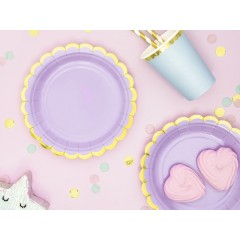 Assiettes couleur unie