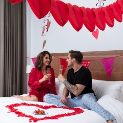 Deco de salle Saint-Valentin