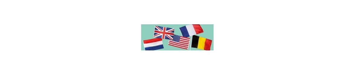 Drapeaux Pays 90 x 150 cms