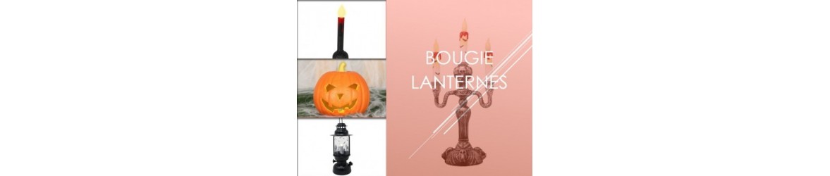 Bougies et lanternes pour table Halloween | So Fête