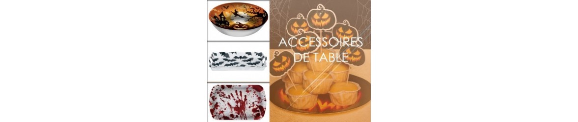 Accessoires de table pour table Halloween | So Fête
